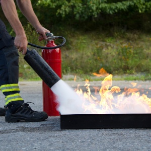Fire extinguisher safety training