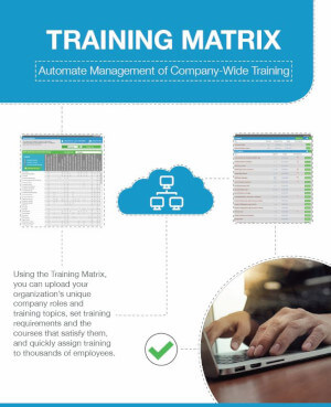 Download our LMS training matrix brochure