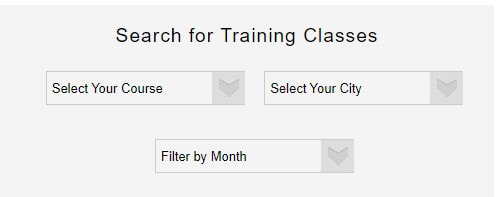 Search for Training Classes